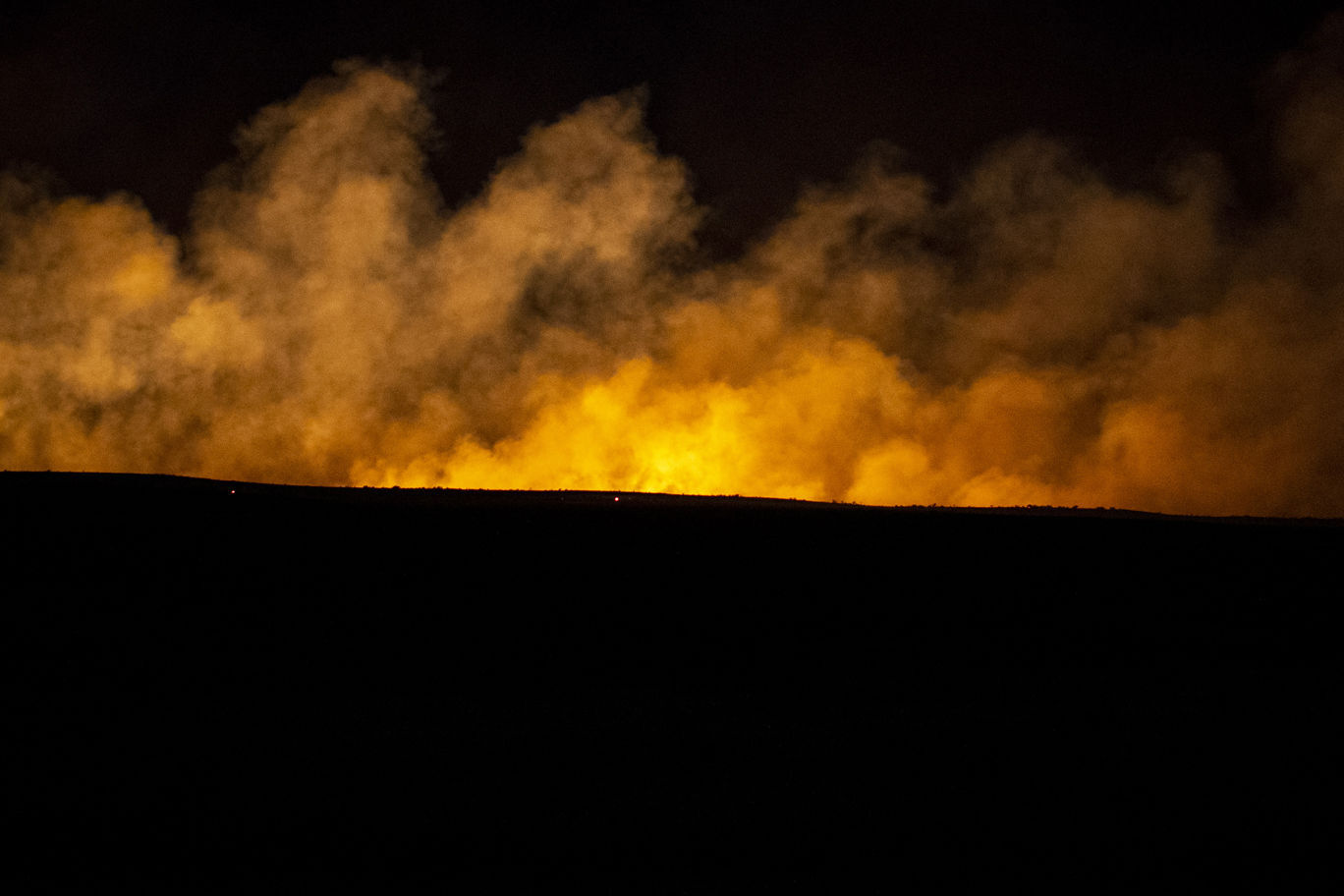 Huff fire